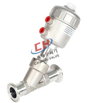 P2氣動快裝角座閥圖片